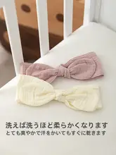 新生児用ヘアバンド【夏用・純綿・やわらかいガーゼ・可愛いデザイン】