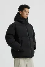 Vermicell メンズ ダウンジャケット【白鹅绒320g・フード付き・防寒仕様】