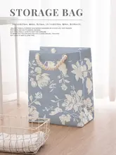ラインデザインの多用途帆布ランドリーバスケット【大容量・防湿防虫】