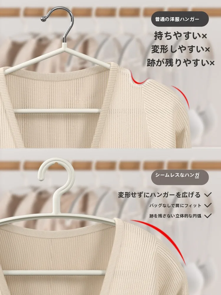 滑り止め付きハンガー：天板付きタイプの実用性と空間効率の検証