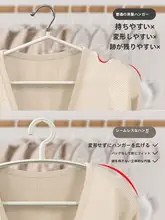 滑り止め付きハンガー【家庭用・学生用・肩崩れ防止】
