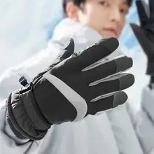 冬用 メンズ 防寒保温 触屏対応バイク用手袋【厚手・加厚・冬季用】
