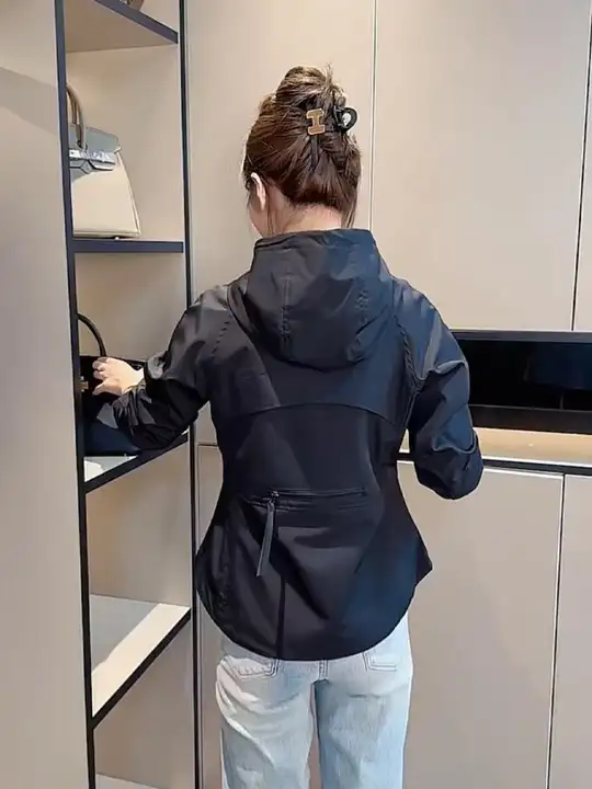 フード付きカジュアルジャケット【レディース・ウエストシェイプ・アクティブスタイル】（セットアップ対応）