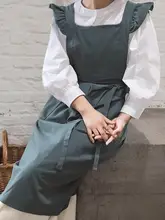 防水・汚れ防止 フランス風エプロン【女性用・高デザイン性】