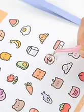 カラフル手帳用ピンセット【曲がった先端・和紙テープ・ステッカー用・手帳ツール】