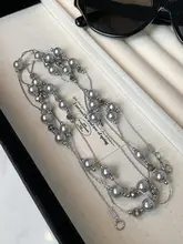 重ね付けに最適なパールネックレス【軽やかな長さ・多層デザイン】