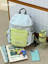アウトドア用 レディース ブルー 双肩リュック【軽量・旅行・学生向け・カジュアル】