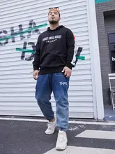 バイカラーのフード付きトレーナー【ゆったりデザイン・メンズ・運動用】（セットアップ対応）