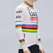冬用サイクリングウェア【フリース素材・ロングスリーブ・バイカーズビブパンツ・カラフルデザイン】（セットアップ対応）