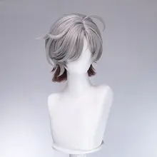 原神 叶洛亚 コスプレ用ウィッグ【サイドパート・グラデーションデザイン】
