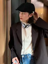 ハンチング帽 ベレー帽 ニュースボーイキャップ ユニセックス つば付き ヴィンテージ 小顔効果 春夏 着回し インスタ映え