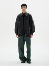 レザージャケット 男性 カップル ゆったり ショートコーチ ジャケット ヴィンテージ