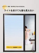 プライバシー保護ブラインドガラスフィルム【透明感・防眩・防犯】