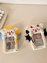 かわいいエンジェル＆デビルのぬいぐるみカードケース【韓国インスタ風・ポラロイド用・小カード展示用】