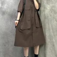 フランス風デザインの夏用ワンピース【ルーズフィット・カジュアル・ブレザースタイル】（セットア ップ対応）