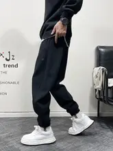 春と秋のスウェットパンツメンズハンサムハイストリートハーレムレギンス