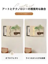 立体砂岩風の電気メーター飾り絵【グリーン植物用・水培装飾・スイッチボックス用】