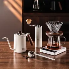 コーヒー手動ドリップポットセット【フィルターカップ・シェアポット・コーヒー豆ミル付き】（セットアップ対応）