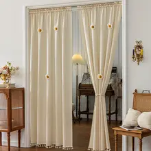 通気性のある防蚊ファブリックカーテン【取り付け不要・キッチン用・部屋間仕切り・遮風】