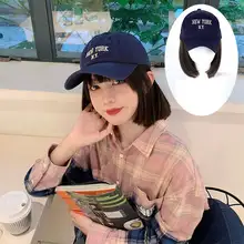 ショートボブ風帽子【夏用・ベースボールキャップ】