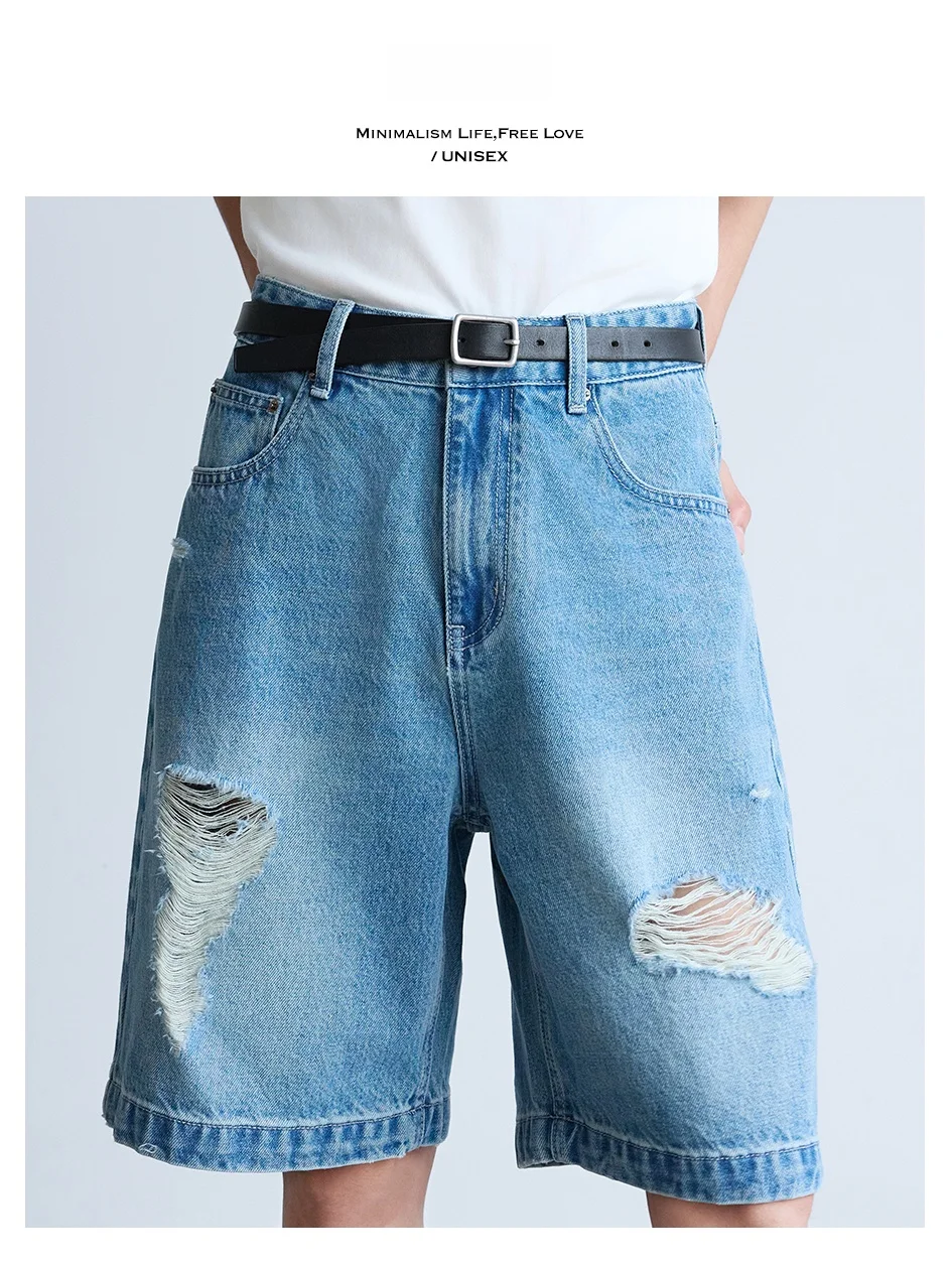 夏にジーンズを着るなら、ヴィンテージ風ウォッシュ加工デニムショートパンツがおすすめ