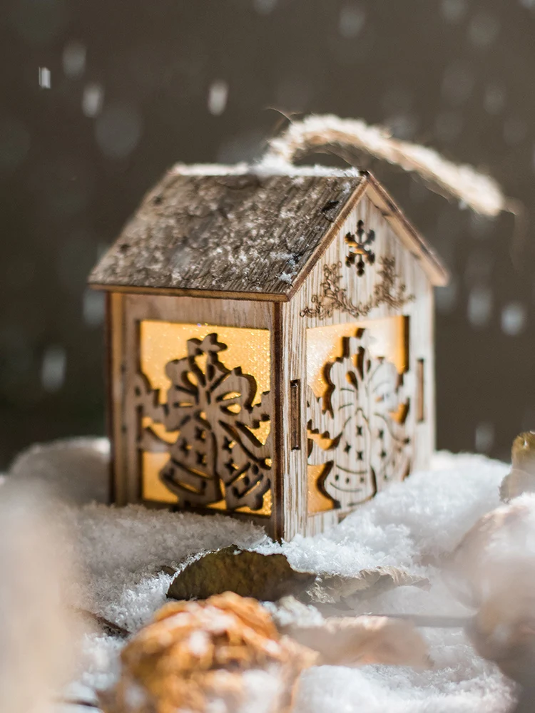 クリスマス装飾用 雪の家のライト：小夜灯・パーティー用の実用性とシーン別適用