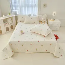 純綿製のタタミ用ベッドカバー【防滑加工・快適3点セット】（セットアップ対応）