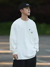 長袖Tシャツ 男性 カジュアル コーディネート おしゃれ 綿