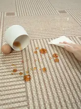 侘寂風デザインのカーペット【防水・防汚・高級感】
