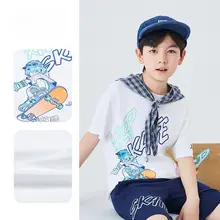 子供用 男の子スケートボードプリント半袖Tシャツとショートパンツ【夏  用・快適なデザイン】（セットアップ対応）