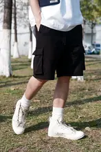 ルーズなワークウェア ミッドガード パンツ コットン カジュアル スポーツ ベーシック