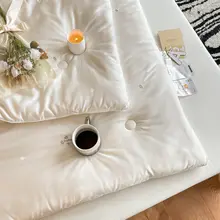 高級 大豆繊維と桑蚕絲使用 夏用涼感布団【薄手・軽量・春秋向け】