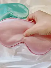 美しい両面アイマスク【アイスシルク・睡眠用・遮光・通勤昼寝用】