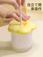 洗顔用手動泡立て器【シャンプー・ボディソープ用・泡立てボトル】