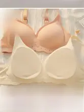 夏用シームレスブラ【極上の柔らかさ・ノンワイヤー・バストアップ効果】