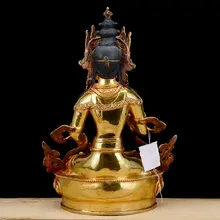 金剛萨埵のネパール製銅の置物【現代風・金メッキ仕上げ】