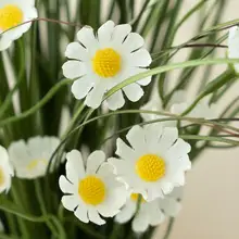陶製花瓶に飾る造花【リビング・ダイニング・インテリア装飾用】