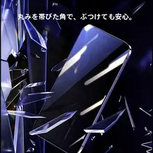 iPhone対応 強化ガラスフィルム【高透明度・耐衝撃】