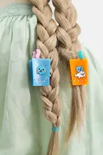 ヘアアクセサリー バンスクリップ ヘアクリップ キッズ ガールズ アセテート キャラクター かわいい 前髪留め