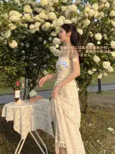 レースストラップ付きヴィンテージ風ブラトップ【フランスデザイン・女性らしいフィット感】