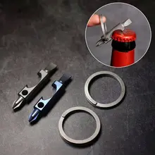 極上の柔らかさのチタン合金製EDCツール【ミニサイズ・ドライバー・栓抜き機能付き】
