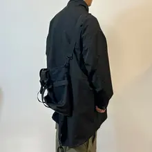 フィッシュテールコート ワークジャケット 男女兼用 取り外し可能なダウンインナー パーカースタイル 日本風