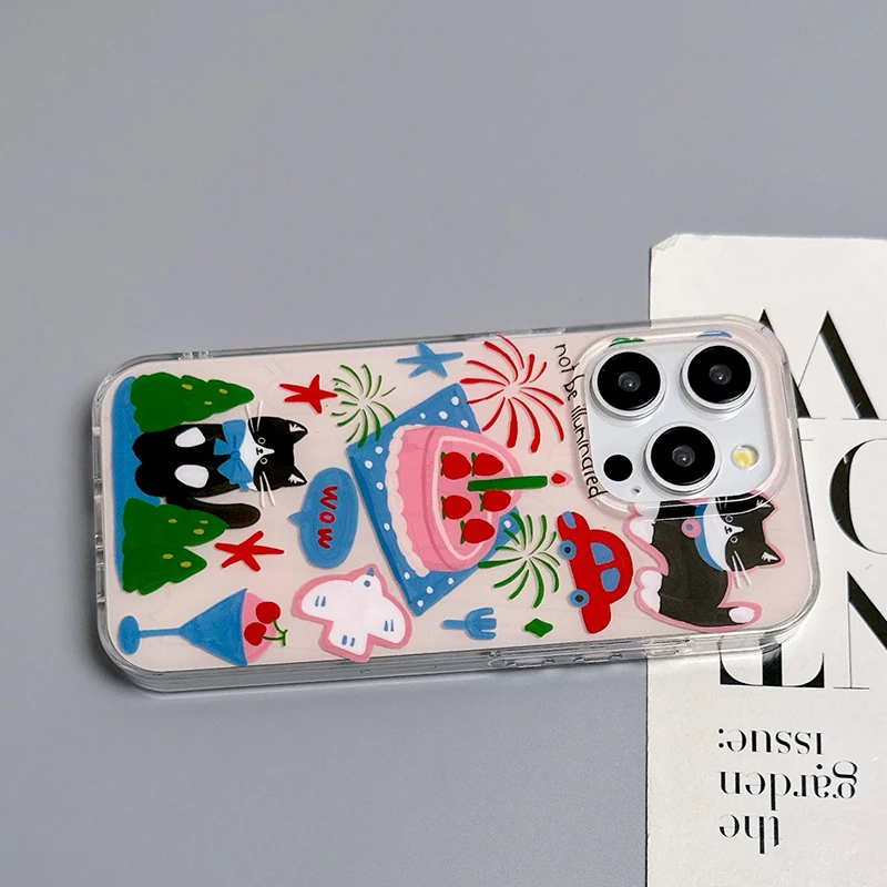 猫デザインのスマートフォンケース：iPhone・Android対応の保護カバーの実用性とデザイン性