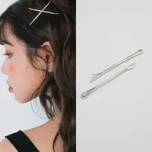 シンプルで使いやすい金属ヘアクリップ【髪の毛のすき間をきれいにまとめる】【ビンテージ風】