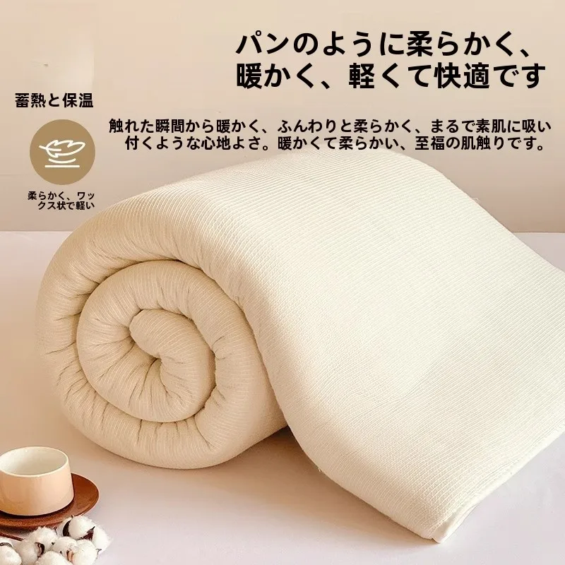 冬用厚手コットンベッドマット：極上の柔らかさと保暖性能を実現