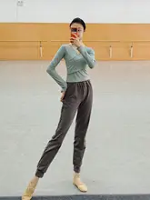 ダンス用トレーニングパンツ【極上の柔らかさ・ロールアップデザイン・フィット感】