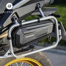 ロックブラザーズ バイク用ハードシェル三角バッグ【前梁取り付け式・ツーリング用】