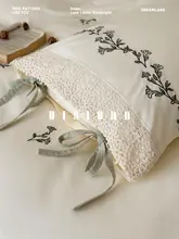 全棉小花刺繍の滑らかな四季用布団カバーセット【秋冬用・磨毛生地】（セットアップ対応）