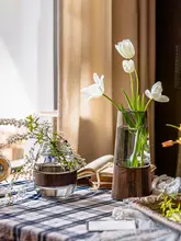 透明ガラス製の花瓶【水養生・リビングやダイニング向け】