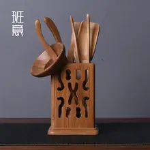 黒檀無垢材 茶道具 シックス ジュンジ スーツ